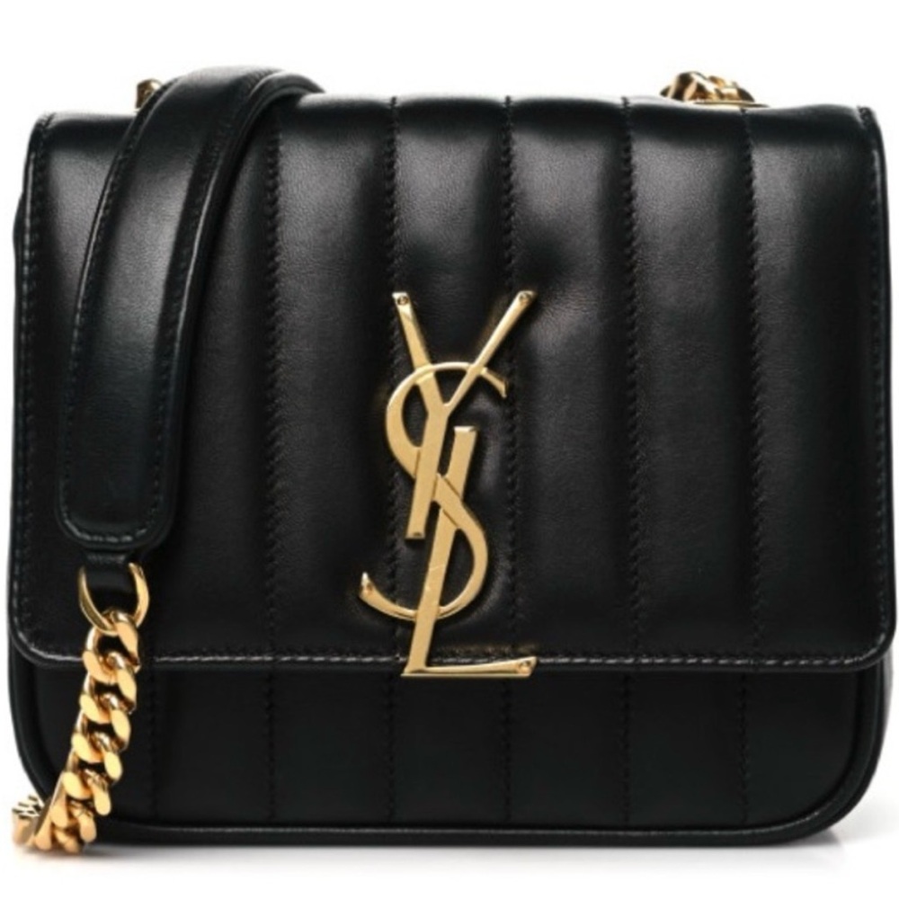 Yves Saint Laurent Vicky Black Shoulder Bag- new without tags! Authentic!